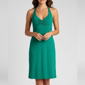 🍓 BCBG Maxazria Elegant Green Women's Dress